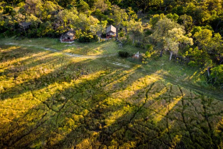 Aerial photo of concession on which Sanctuary Stanley's Camp exists