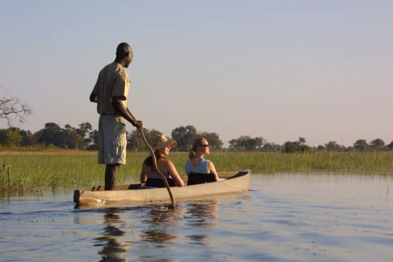 The Mokoro excursions at Pom Pom are some of the loveliest in the Okavango