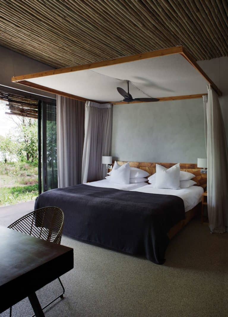 Matetsi's family suite has two rooms connected by a secure courtyard