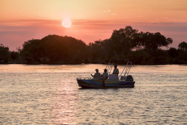 Thorntree River Lodge fishing excursion on the Zambezi River