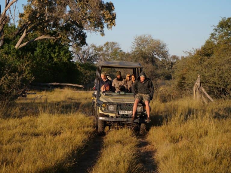 Students learn how to drive 4x4 safari vehicles at Kwapa Camp