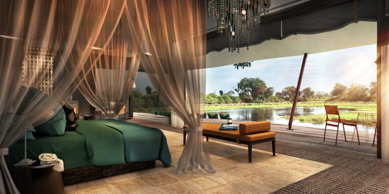 The guest rooms at North Island Okavango are a perfect blend of style and luxury