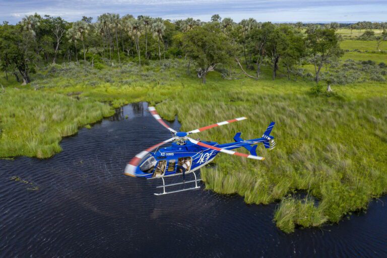 Scenic Helicopter flights are spectacular from Duke's East Camp.