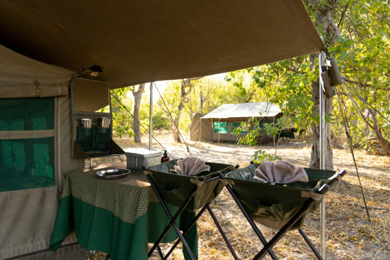 Guest tent at Roger Dugmore Safaris